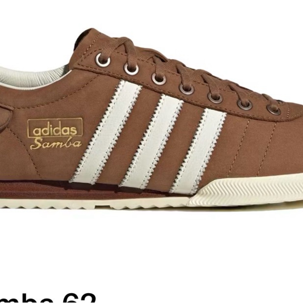 Adidas Samba Brown and White Sneakers